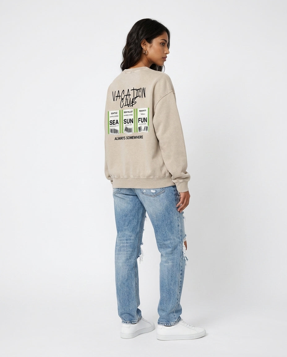 Always Somewhere Washed Sweatshirt
