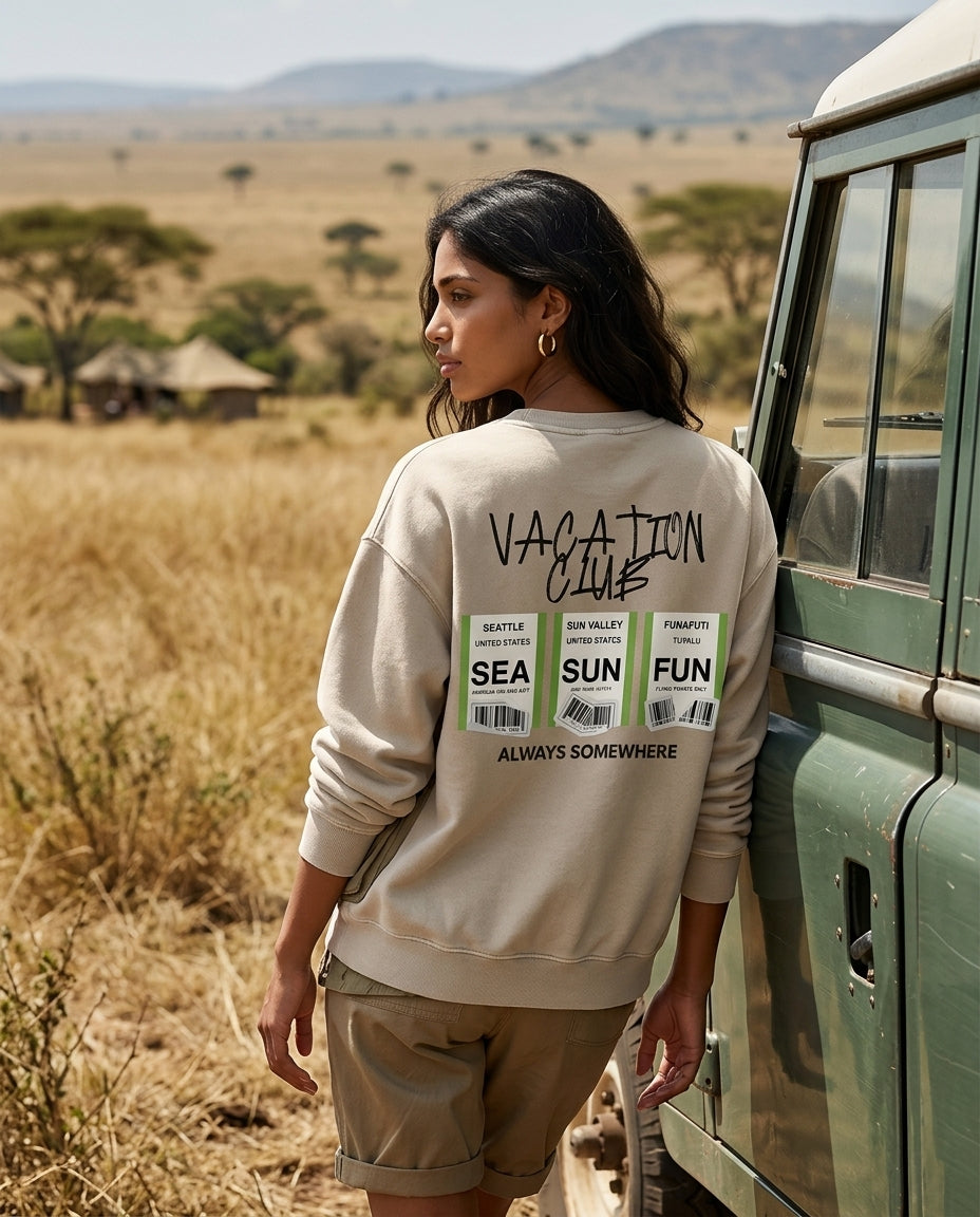 Always Somewhere Washed Sweatshirt
