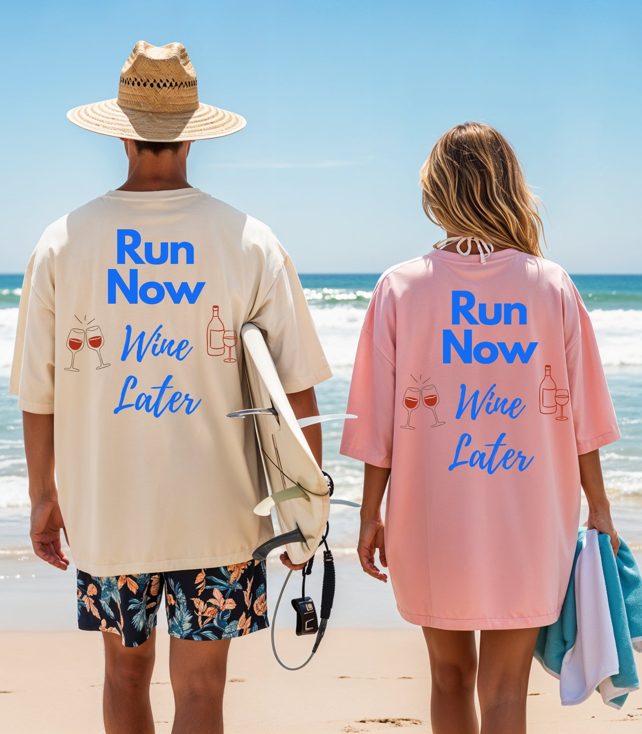 Run Now Wine Later T-Shirt