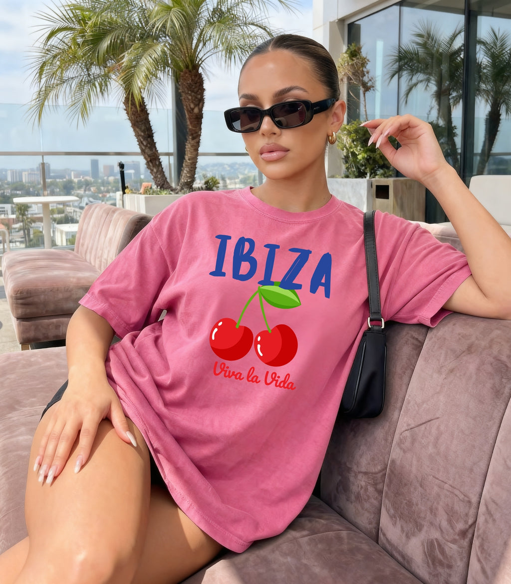 Ibiza Cherry T-Shirt