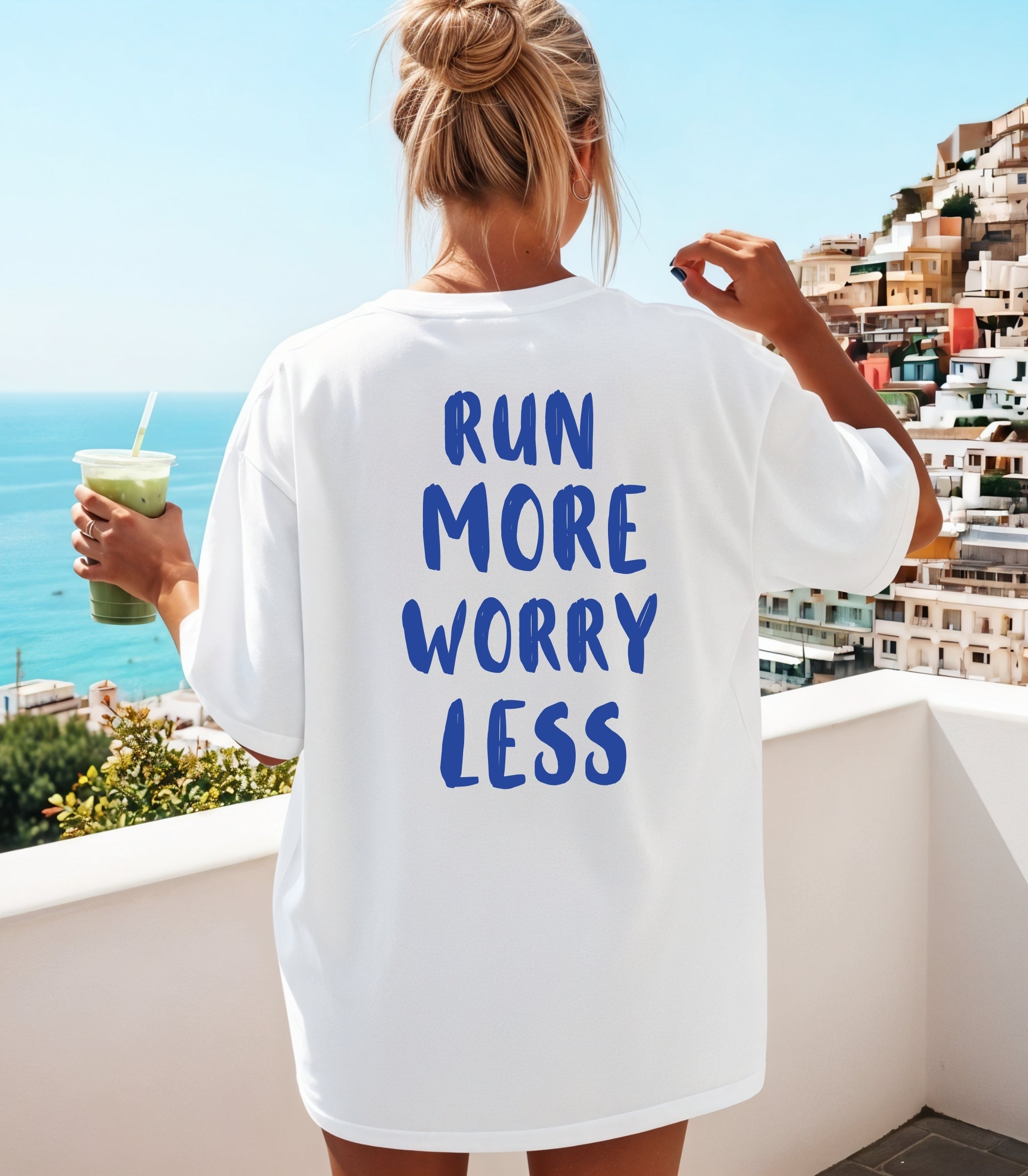 Run More Worry Less T-Shirt