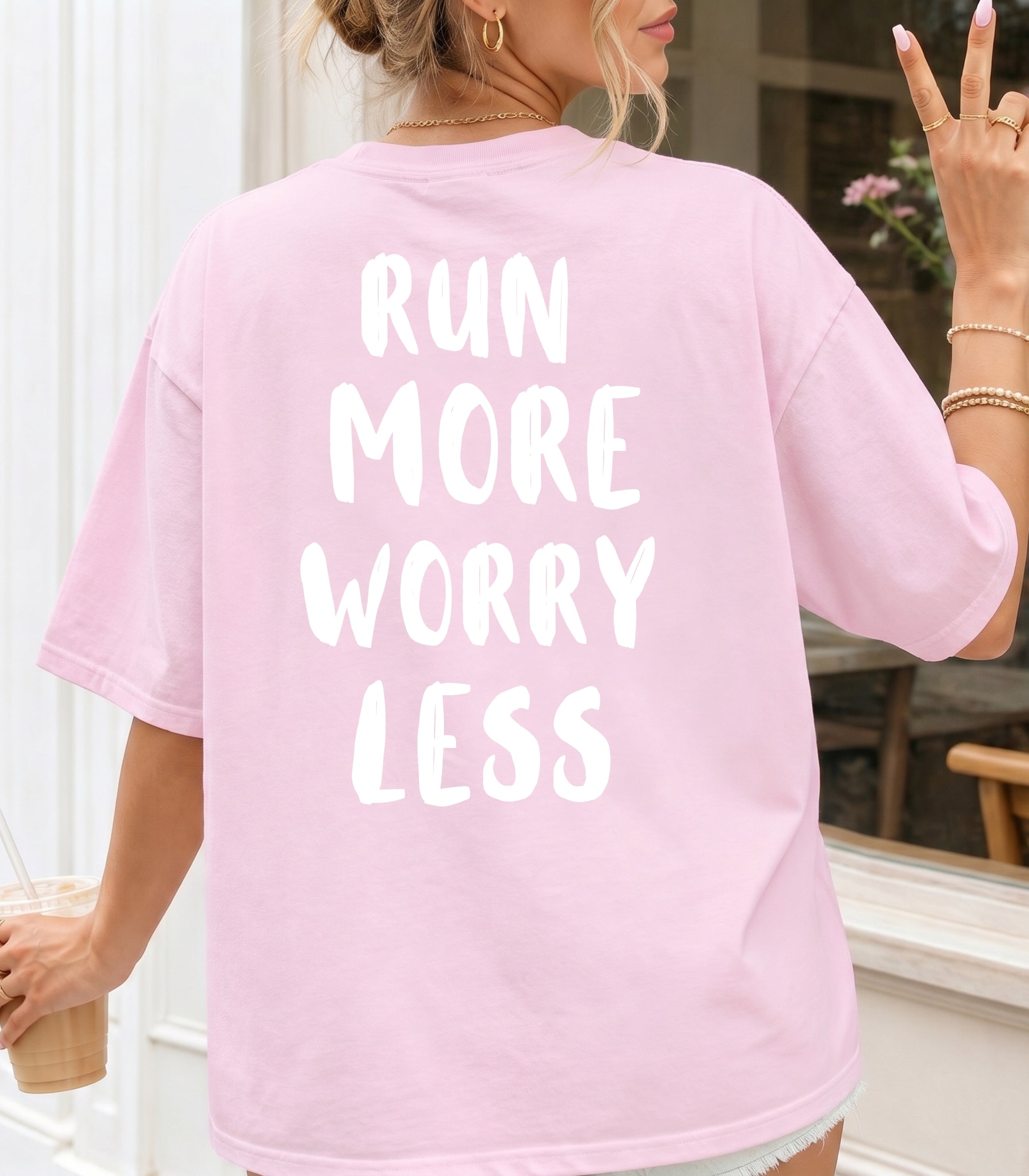 Run More Worry Less T-Shirt