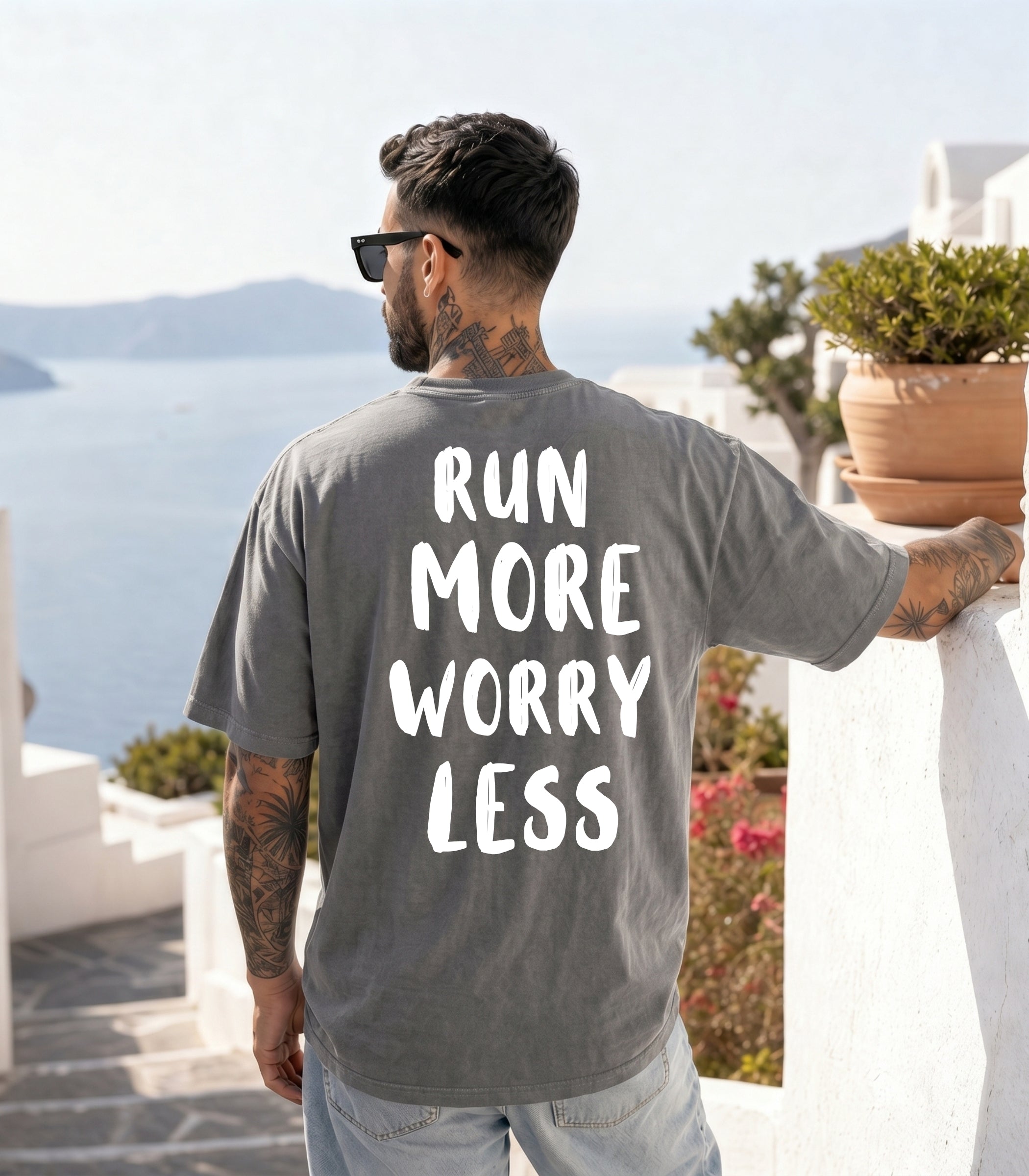Run More Worry Less T-Shirt