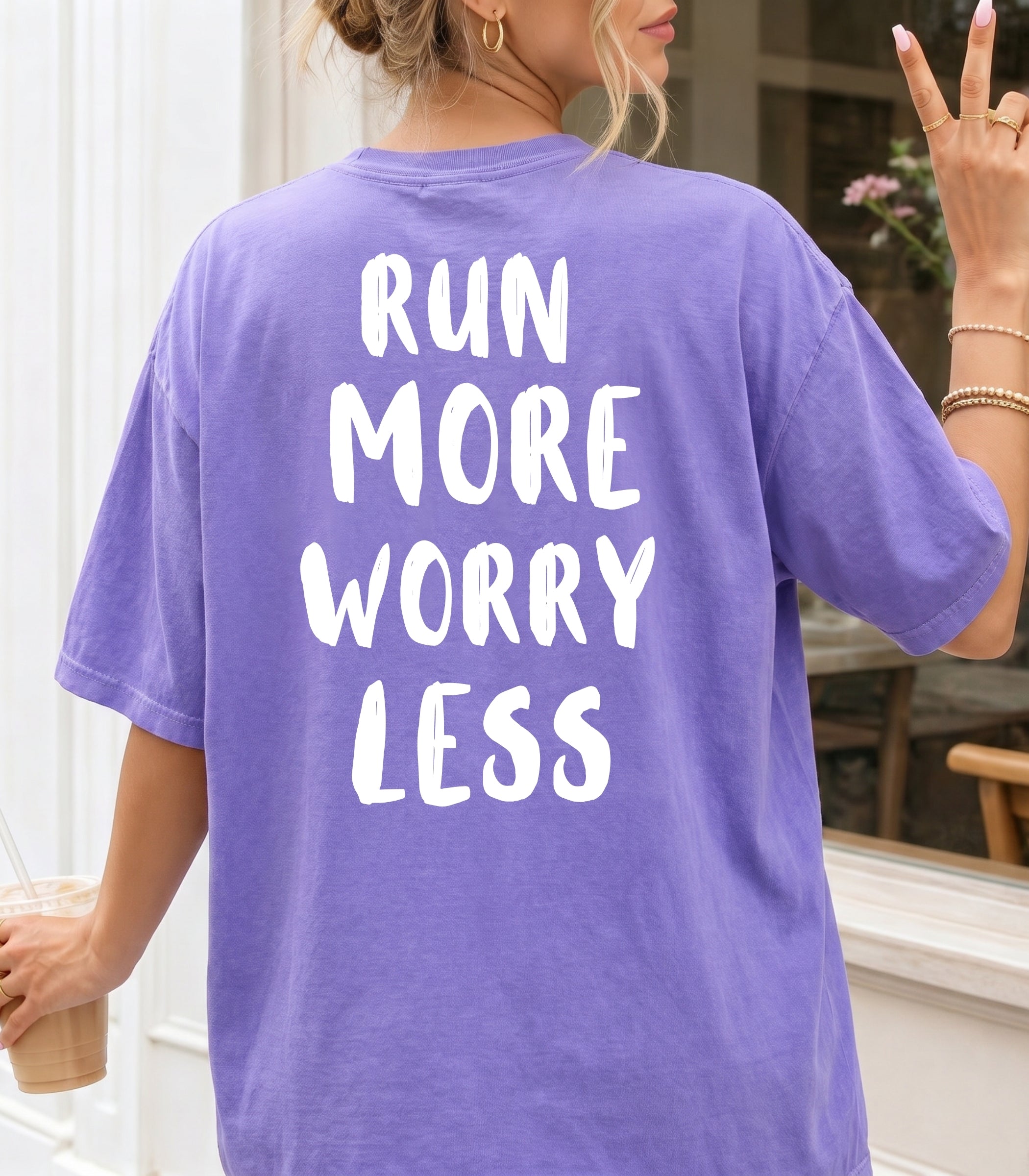 Run More Worry Less T-Shirt