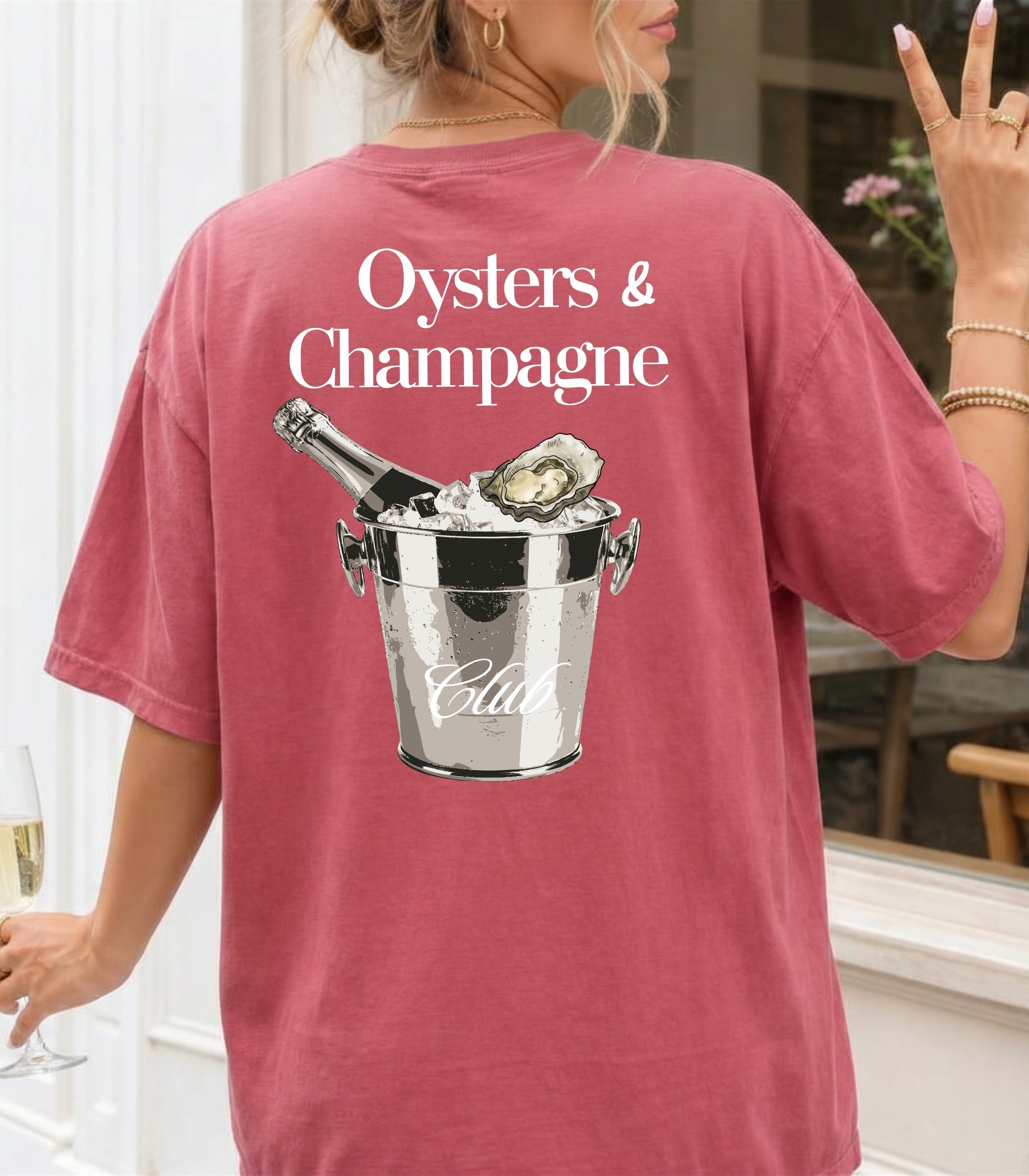 Oysters & Champagne Club T-Shirt