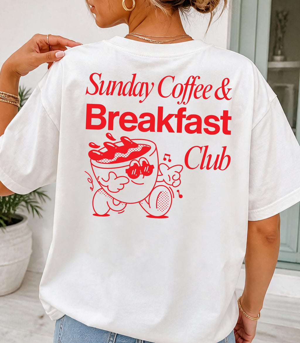 Sunday Coffee & Breakfast Club T-Shirt