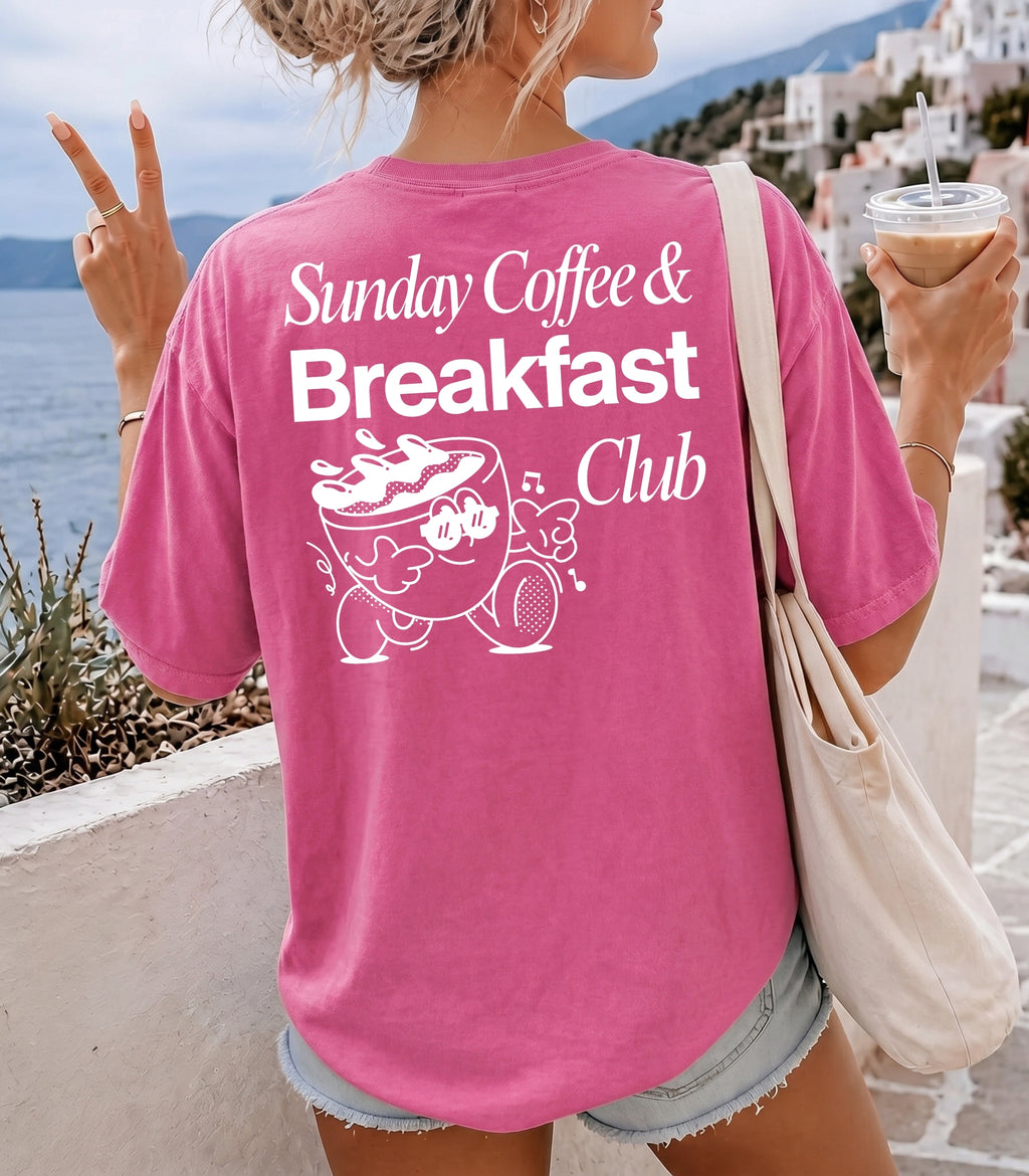 Sunday Coffee & Breakfast Club T-Shirt