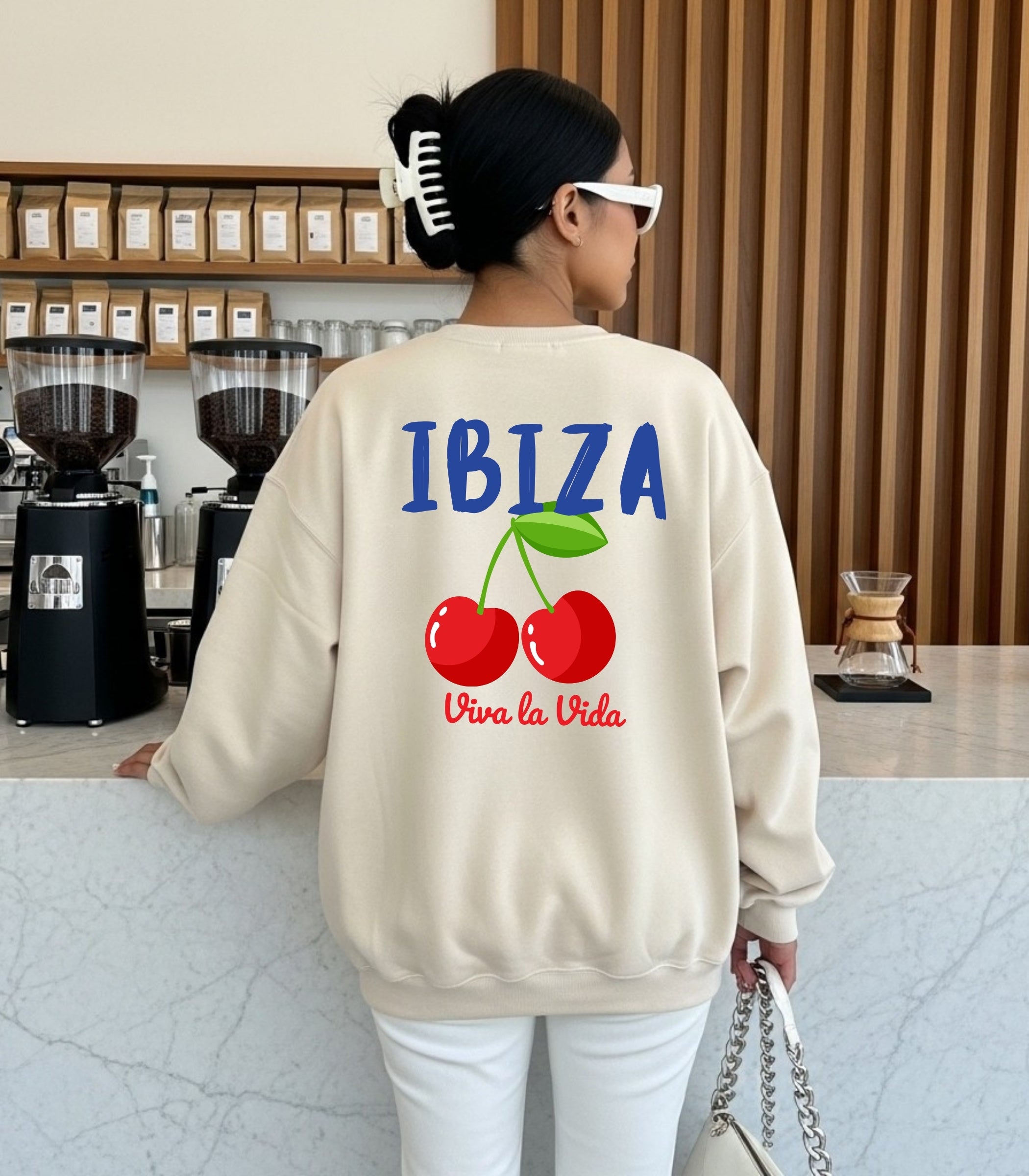 Ibiza Cherry Sweatshirt