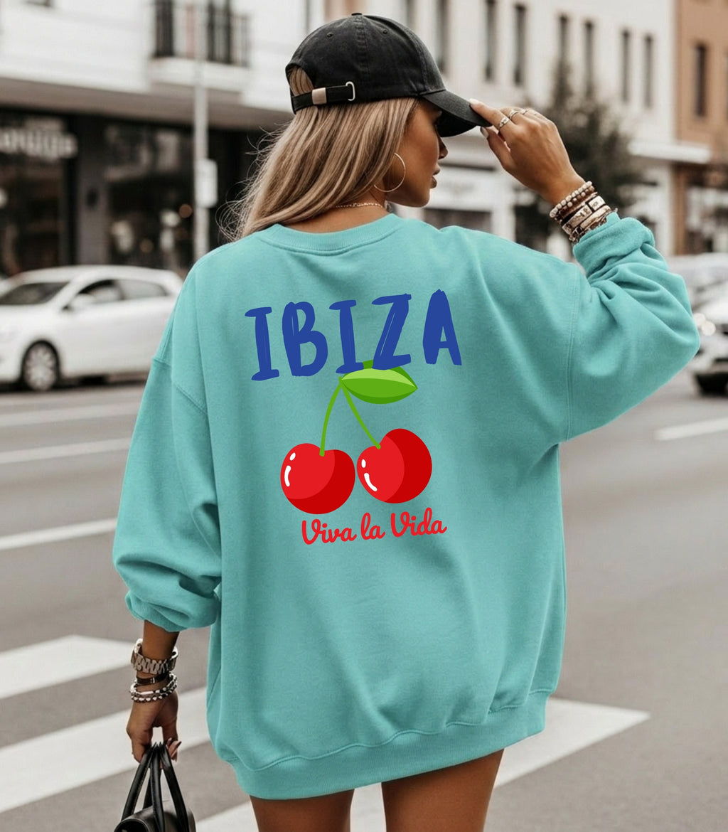 Ibiza Cherry Sweatshirt