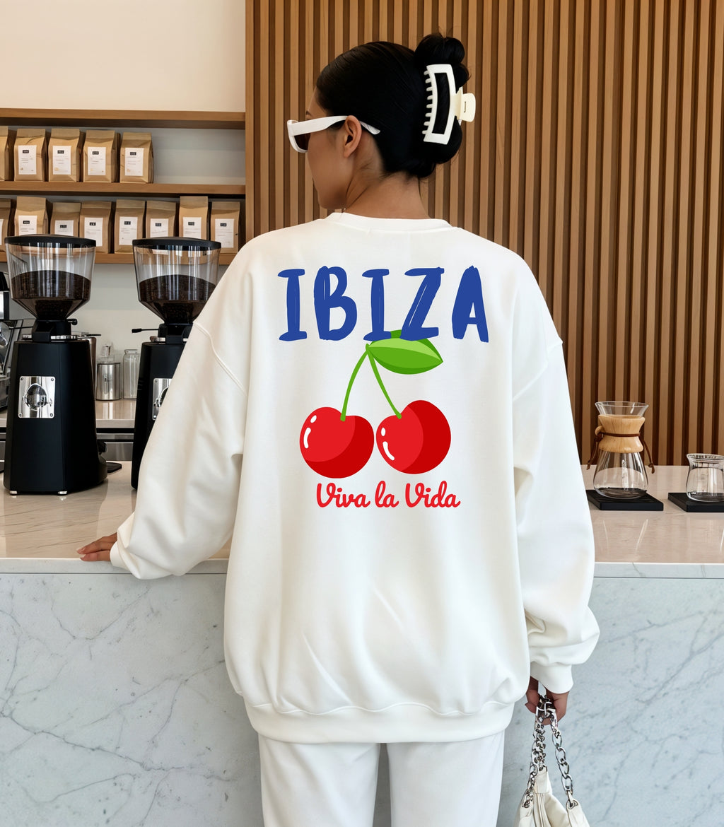 Ibiza Cherry Sweatshirt