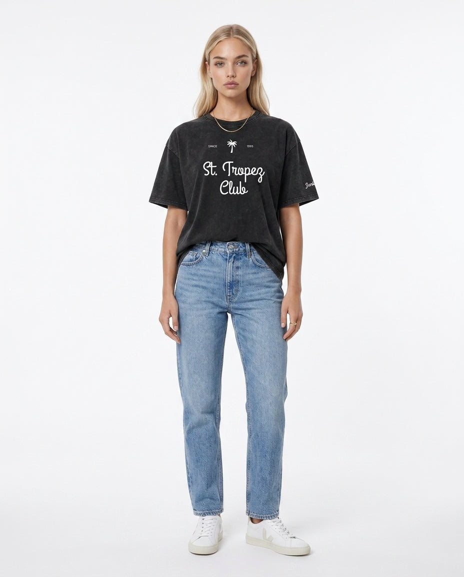 St Tropez Washed Oversized T-Shirt