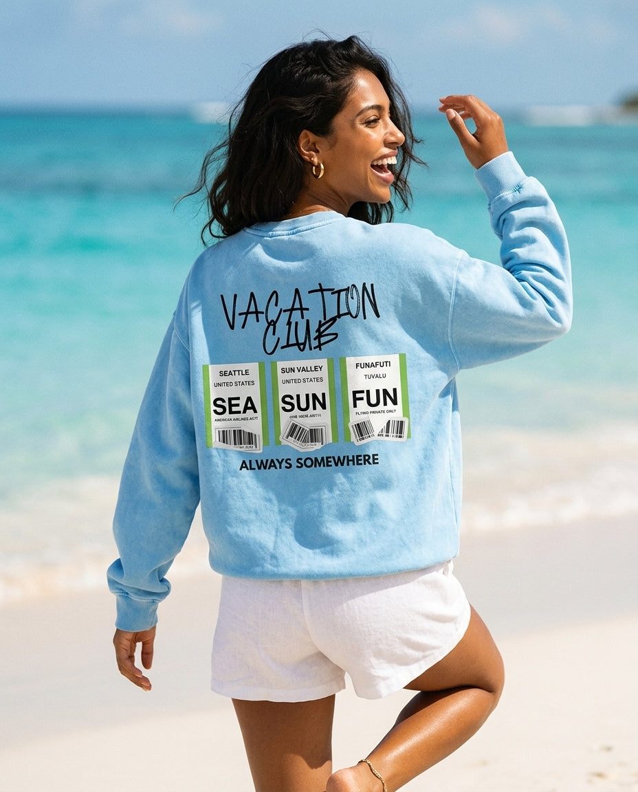 Always Somewhere Washed Sweatshirt