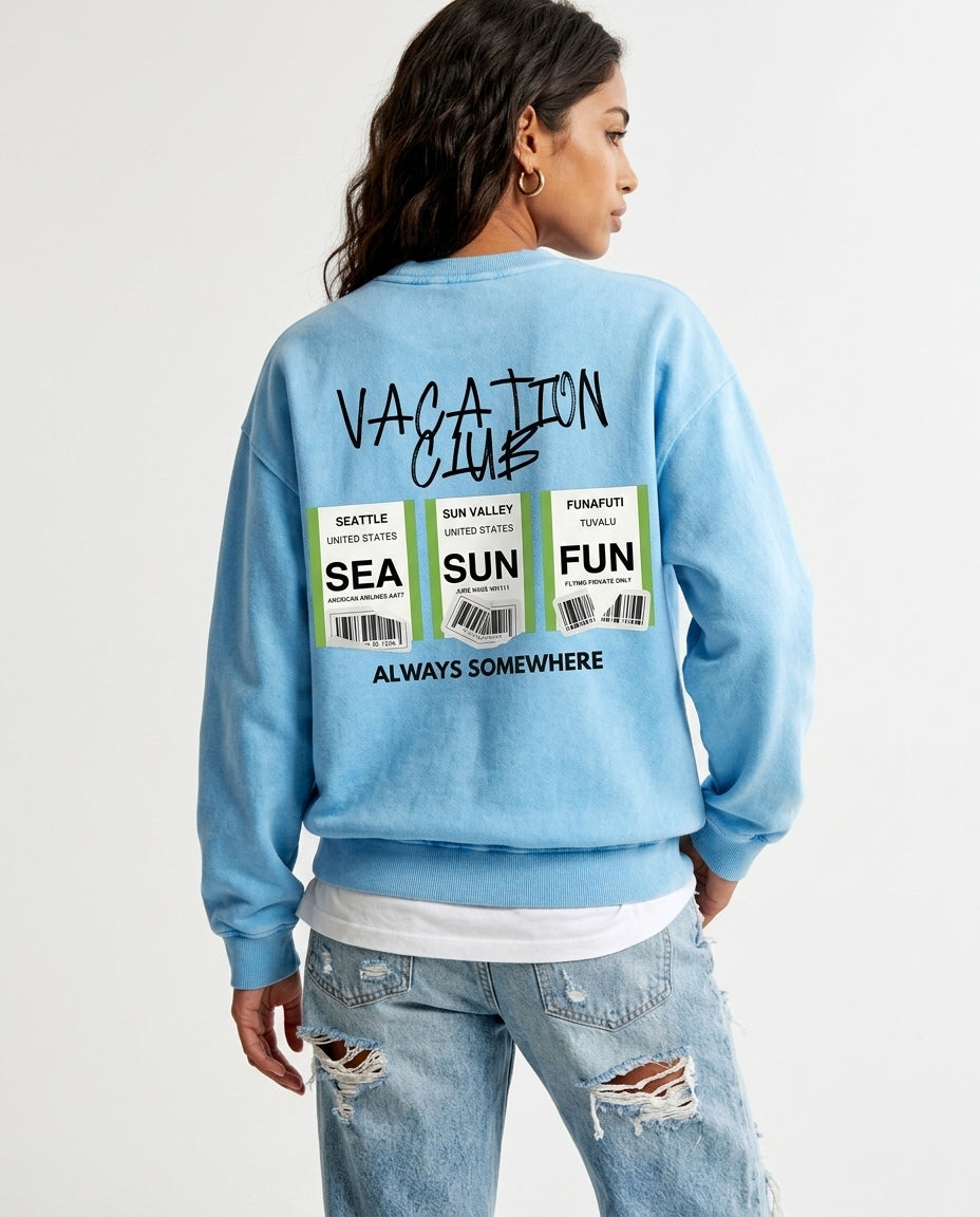 Always Somewhere Washed Sweatshirt