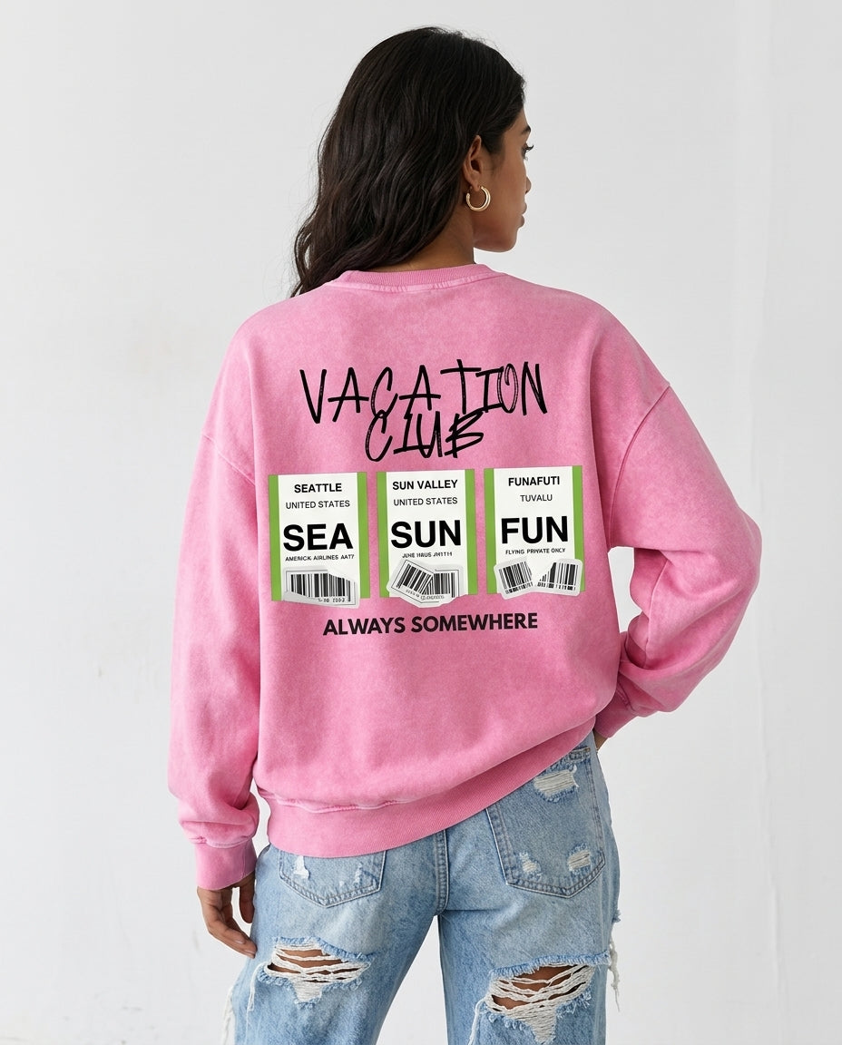 Always Somewhere Washed Sweatshirt