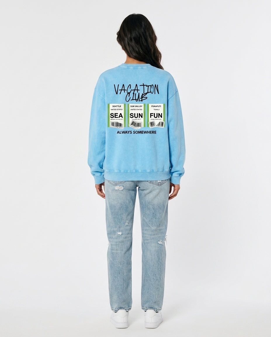 Always Somewhere Washed Sweatshirt